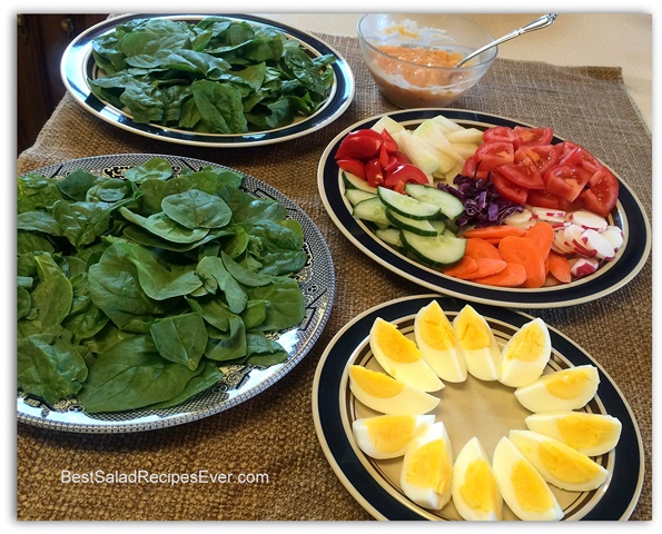 Layer Your Salad Ingredients