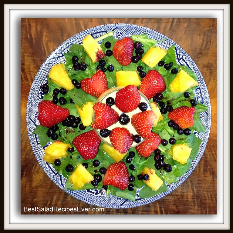 Strawberry Pineapple Blueberry Salad